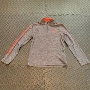 Under Armour Boys Quarter Zip Size Youth Small